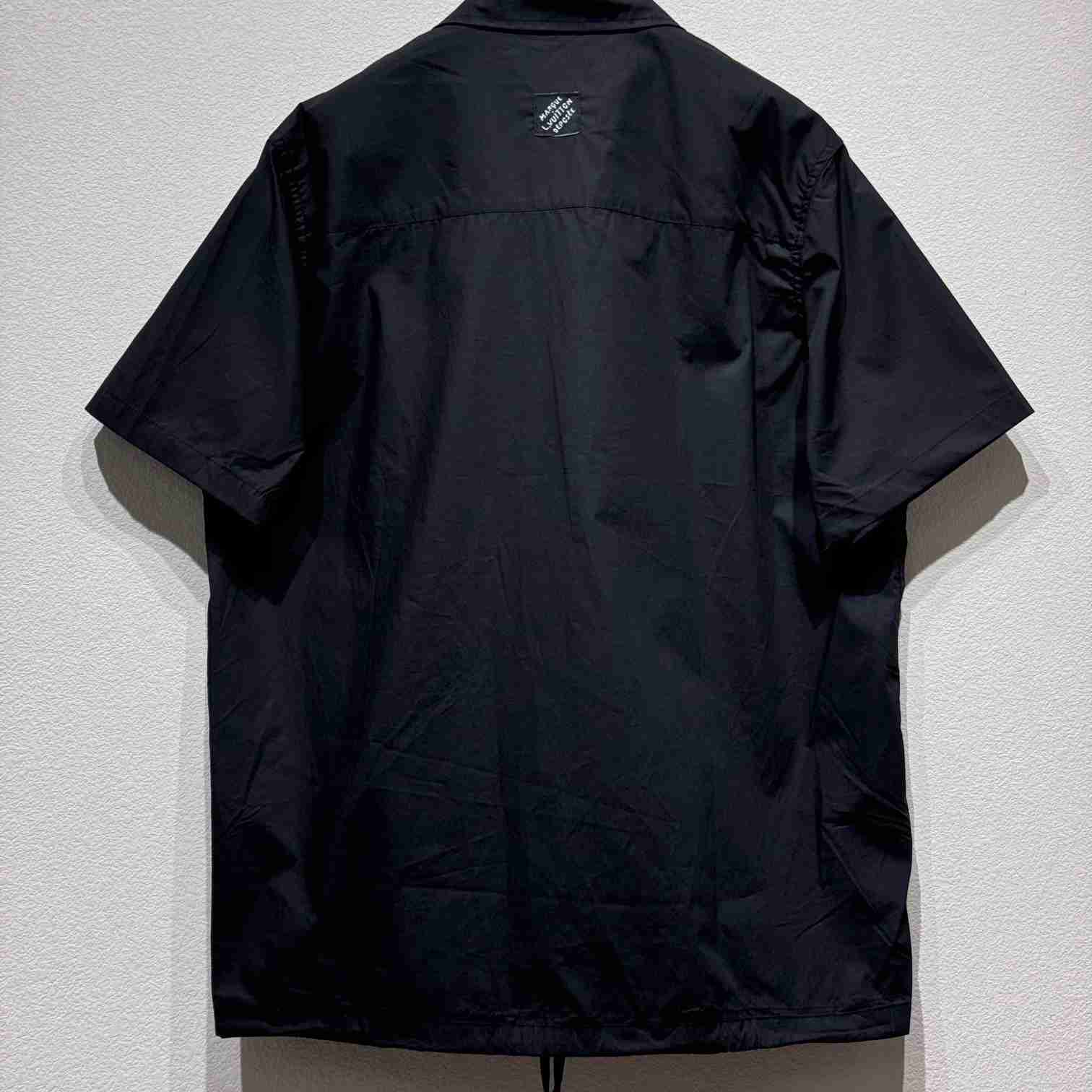Louis Vuitton Monogram Flowers Embroidered Short-Sleeved Shirt   - DopestKickz