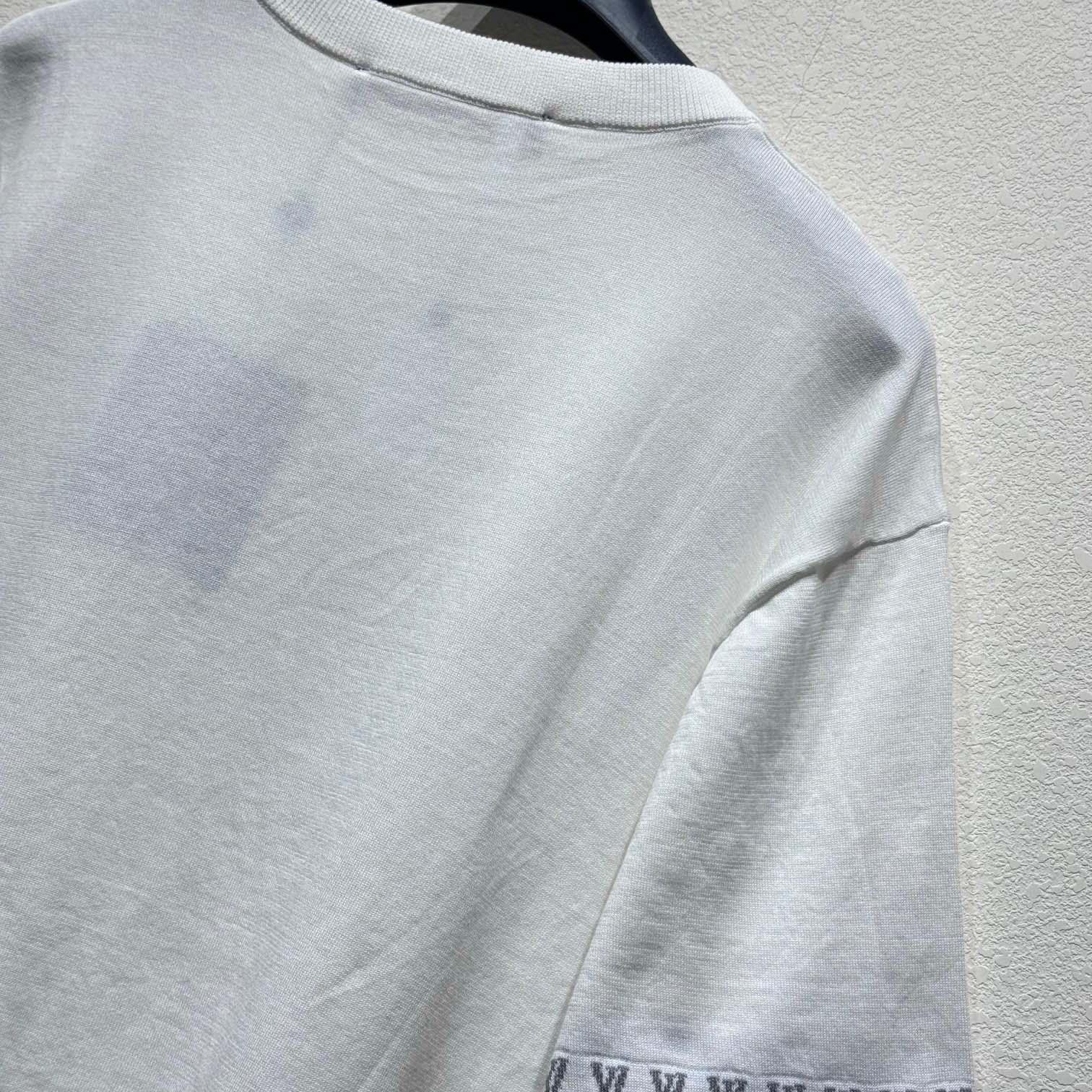 Louis Vuitton Short-Sleeved Cotton Crewneck   1AGKM5 - DopestKickz