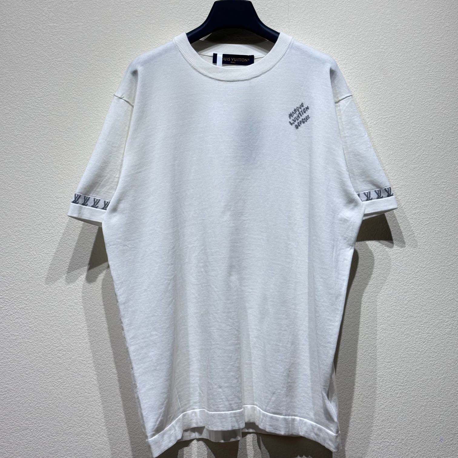 Louis Vuitton Short-Sleeved Cotton Crewneck   1AGKM5 - DopestKickz