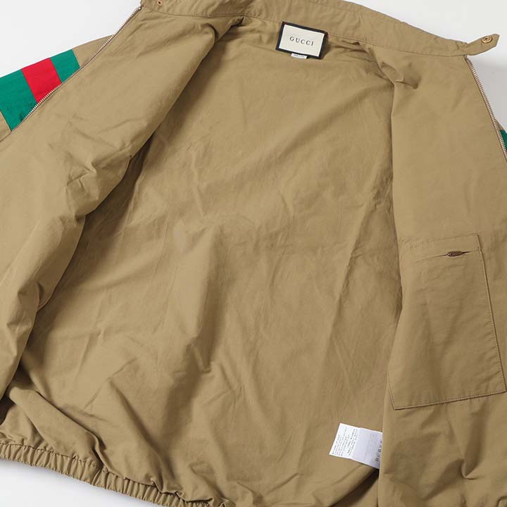 Gucci Classic Red And Green Striped Jacket - DopestKickz