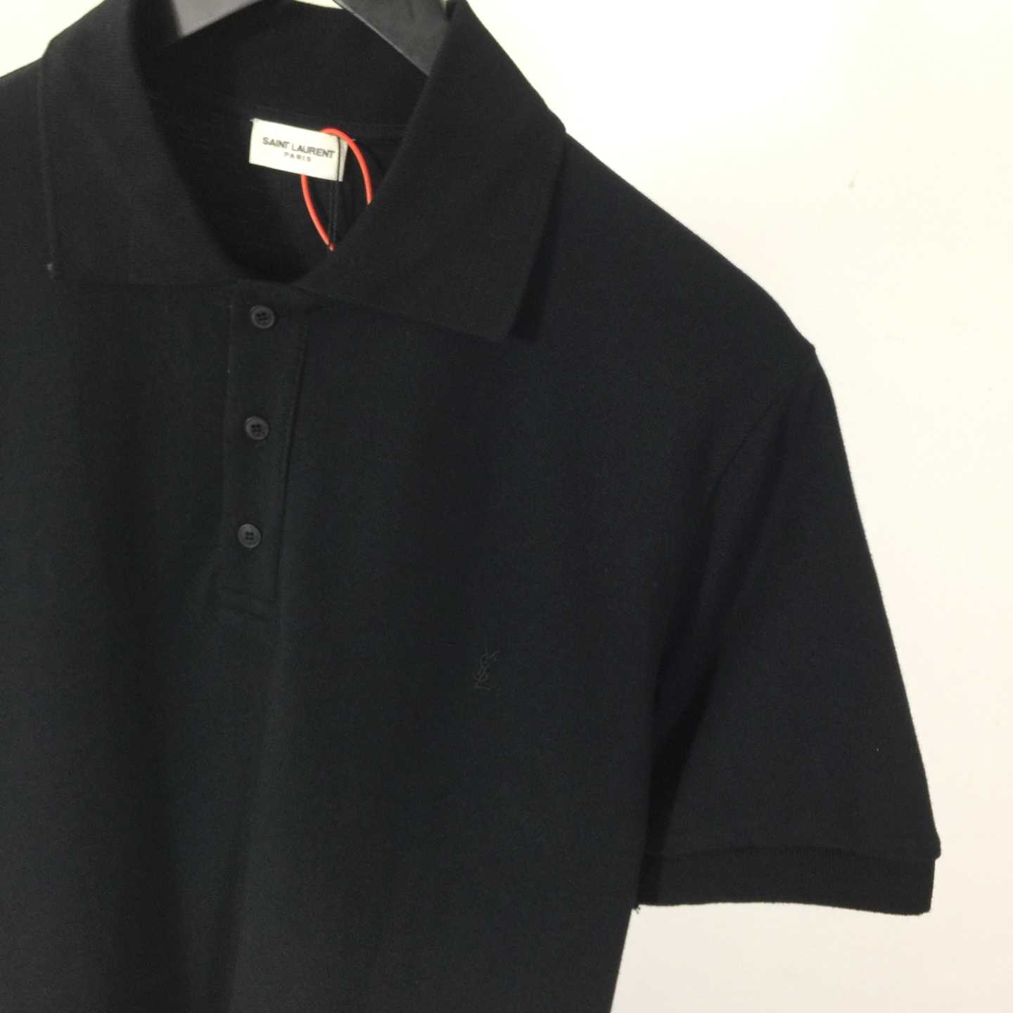 Saint Laurent Wool Knit Polo Top  - DopestKickz