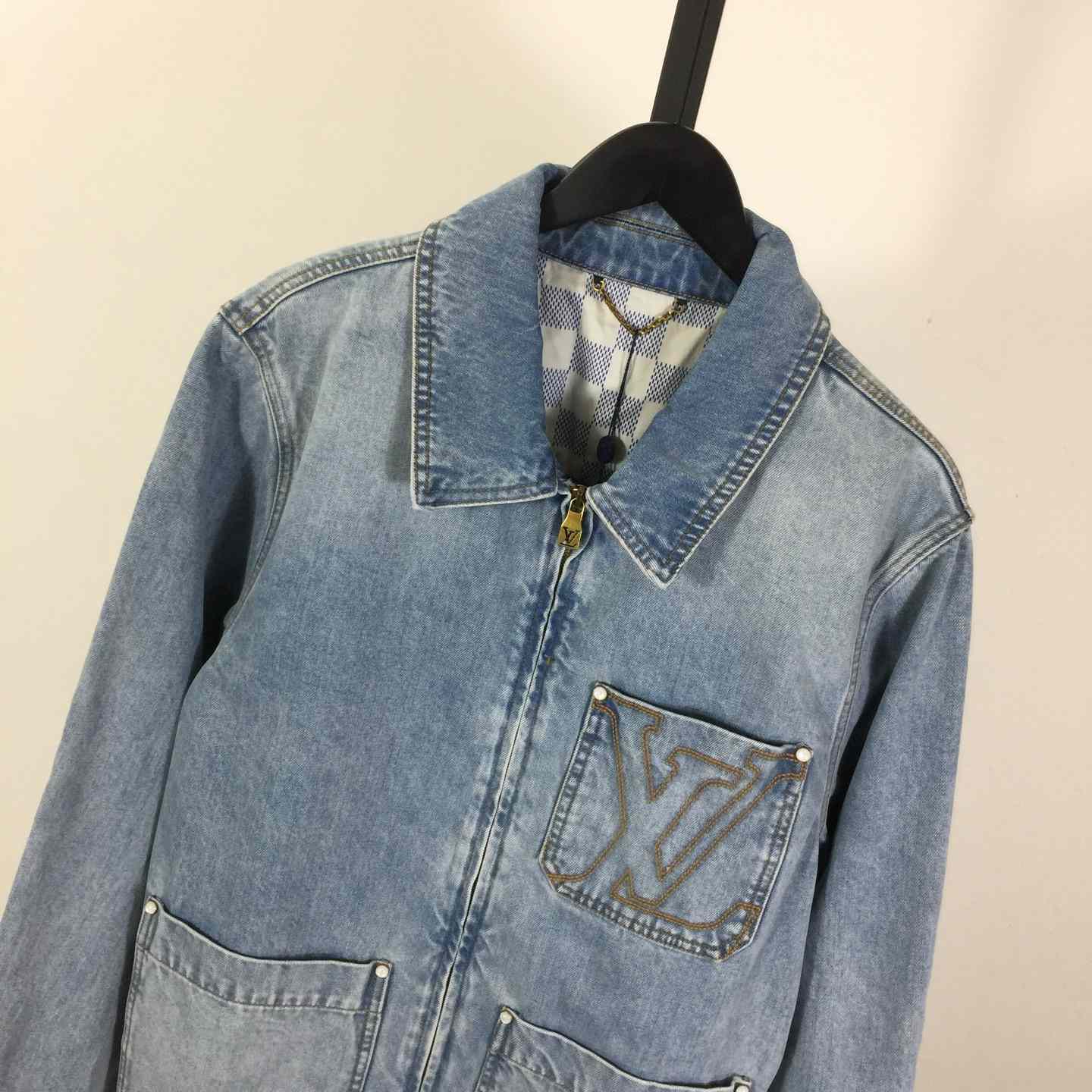 Louis Vuitton Workwear LV Denim Jacket 1AGTF7 - DopestKickz