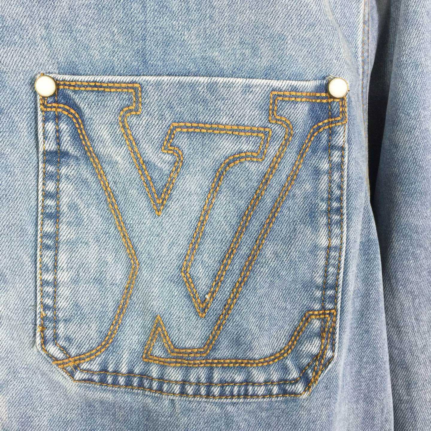 Louis Vuitton Workwear LV Denim Jacket 1AGTF7 - DopestKickz