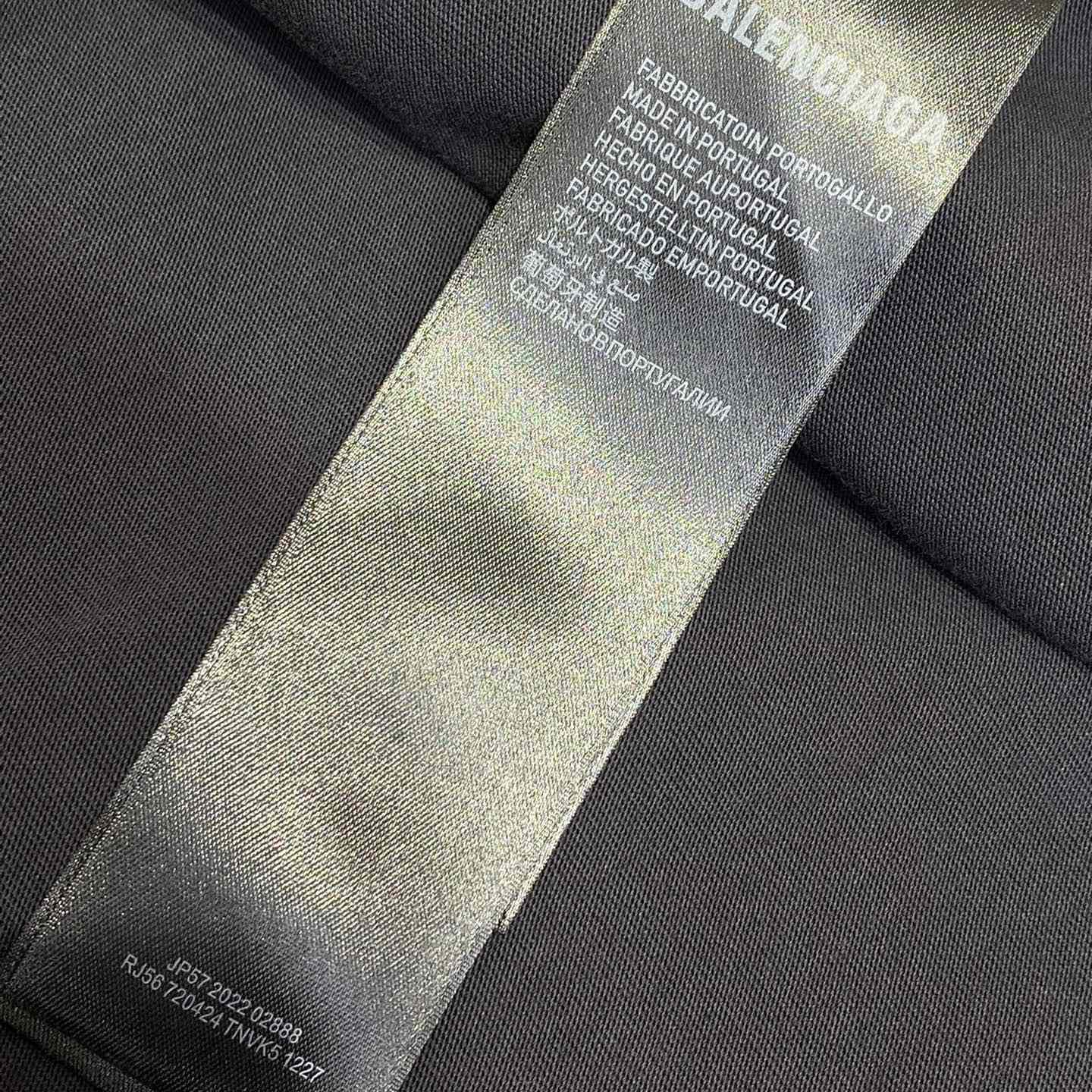 Balenciaga New Tape Type TR T-Shirt Medium Fit In Faded Washed Black - DopestKickz