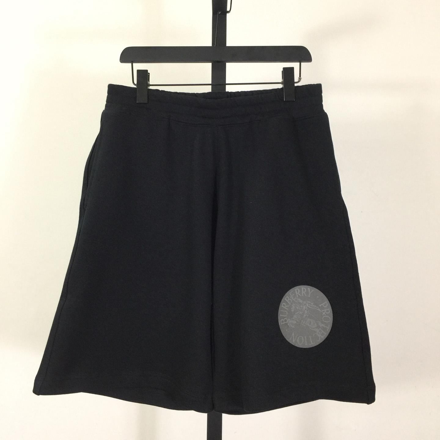 Burberry EKD Badge Cotton Shorts - DopestKickz