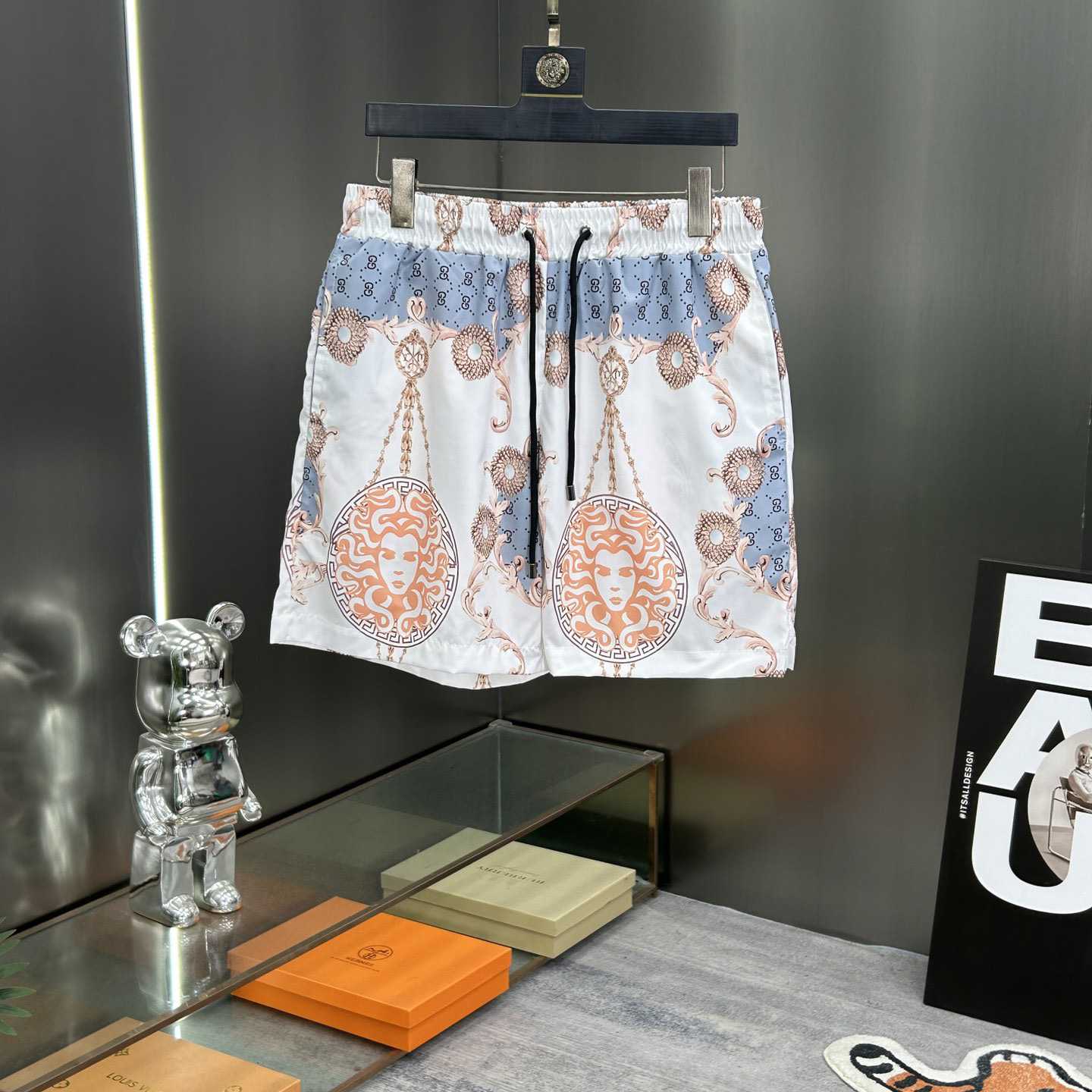 Versace Silk Shorts - DopestKickz