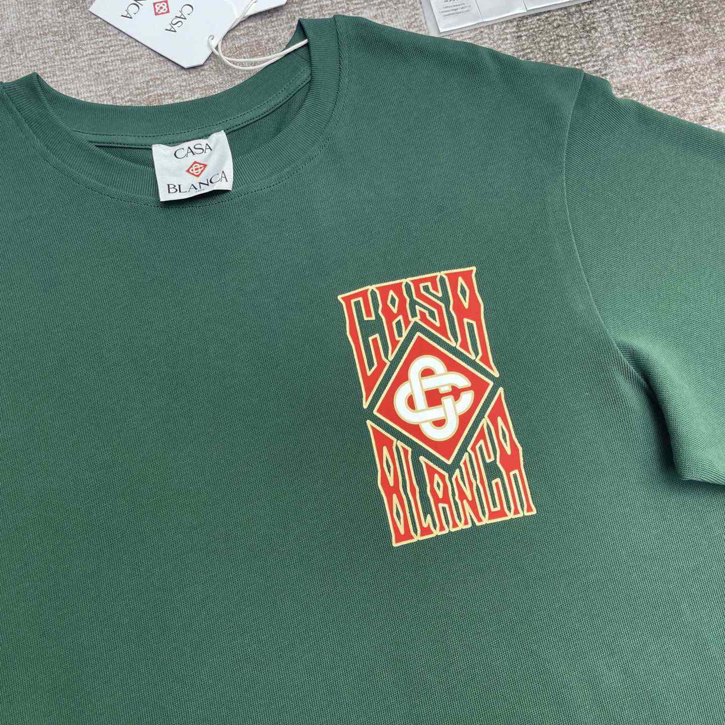 Casablanca Logo-print T-shirt   C974 - DopestKickz