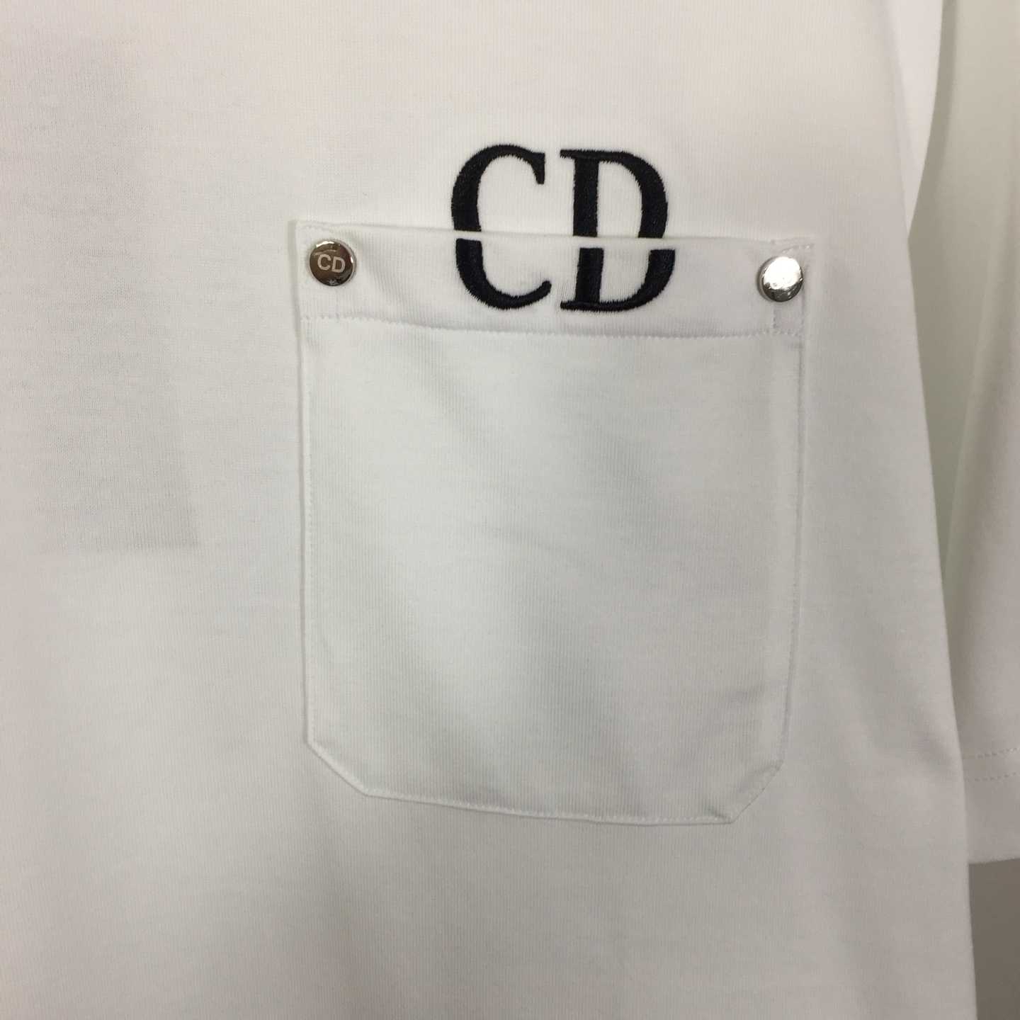 Dior Logo Cotton T-Shirt  - DopestKickz
