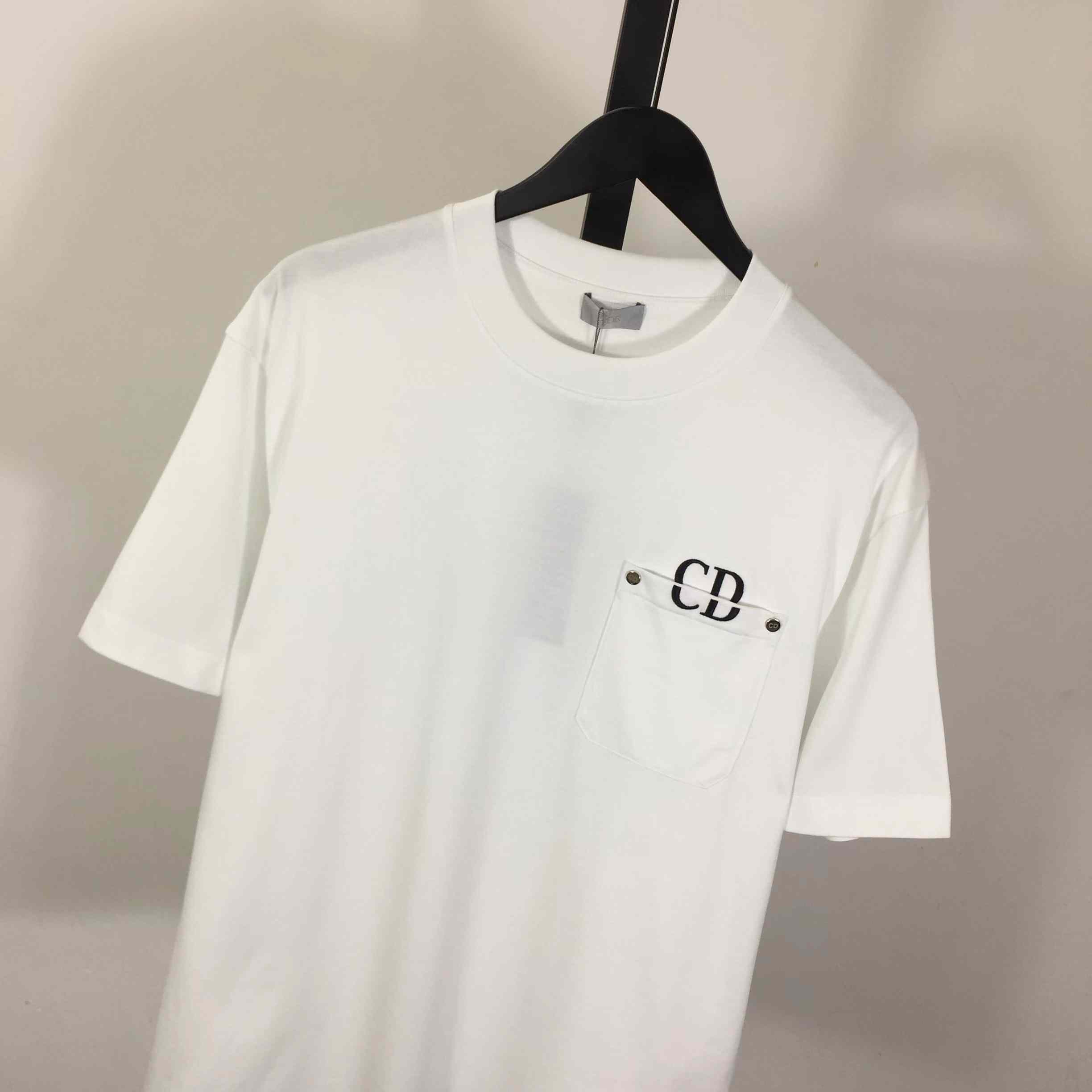 Dior Logo Cotton T-Shirt  - DopestKickz