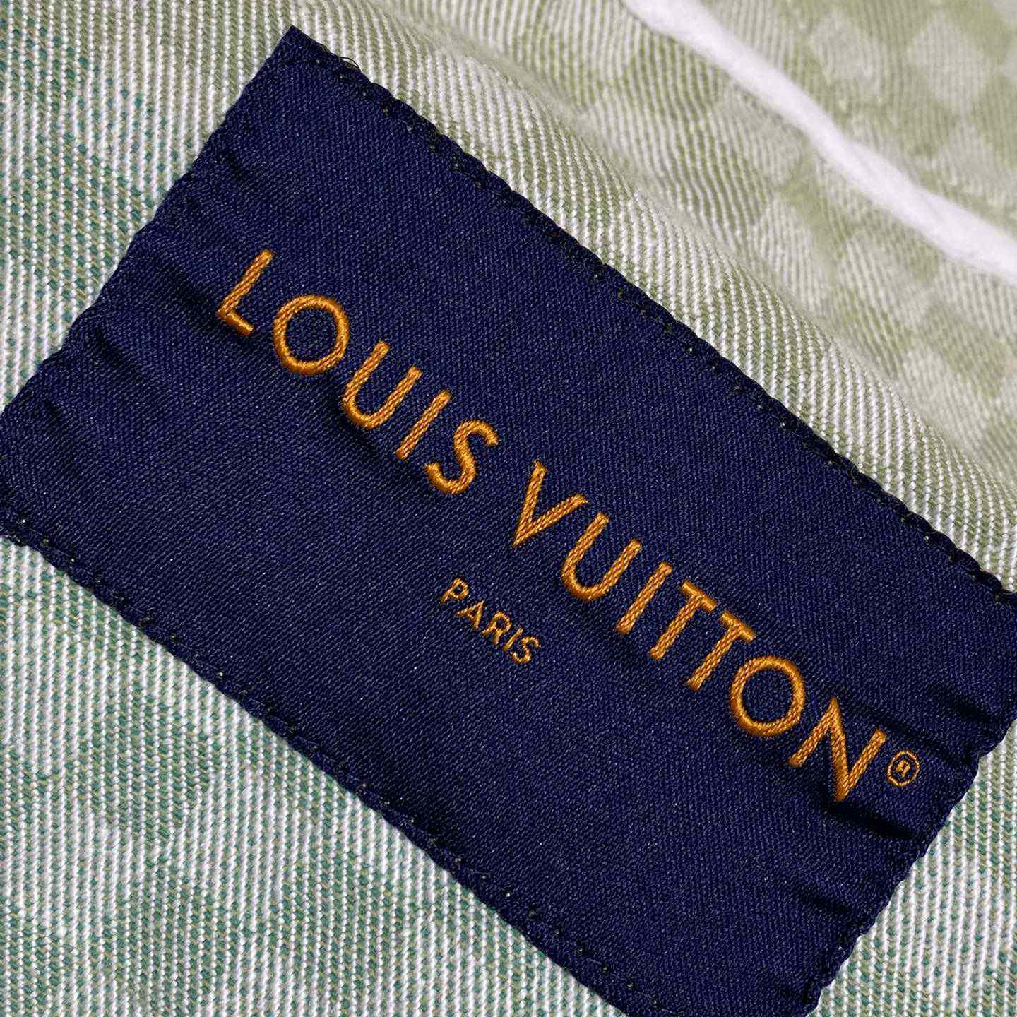 Louis Vuitton Damier Gradient Jacquard Denim Jacket   1AGTF1 - DopestKickz