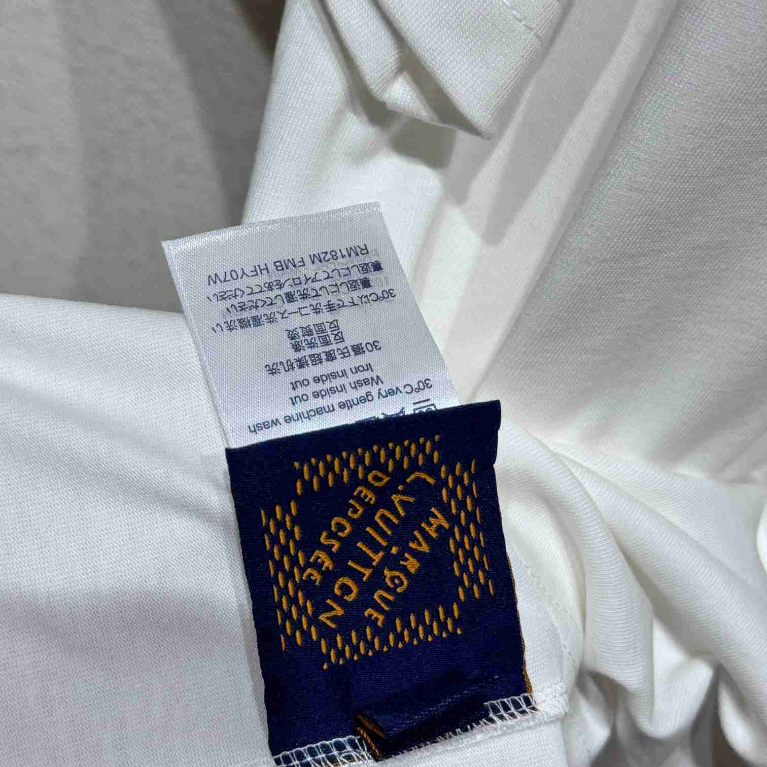 Louis Vuitton Short-Sleeved Cotton Crewneck    - DopestKickz