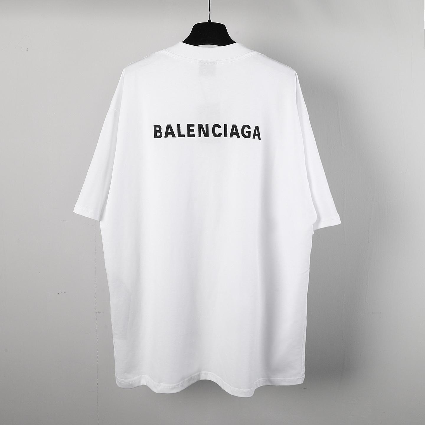 Balenciaga Logo-embroidered T-shirt - DopestKickz