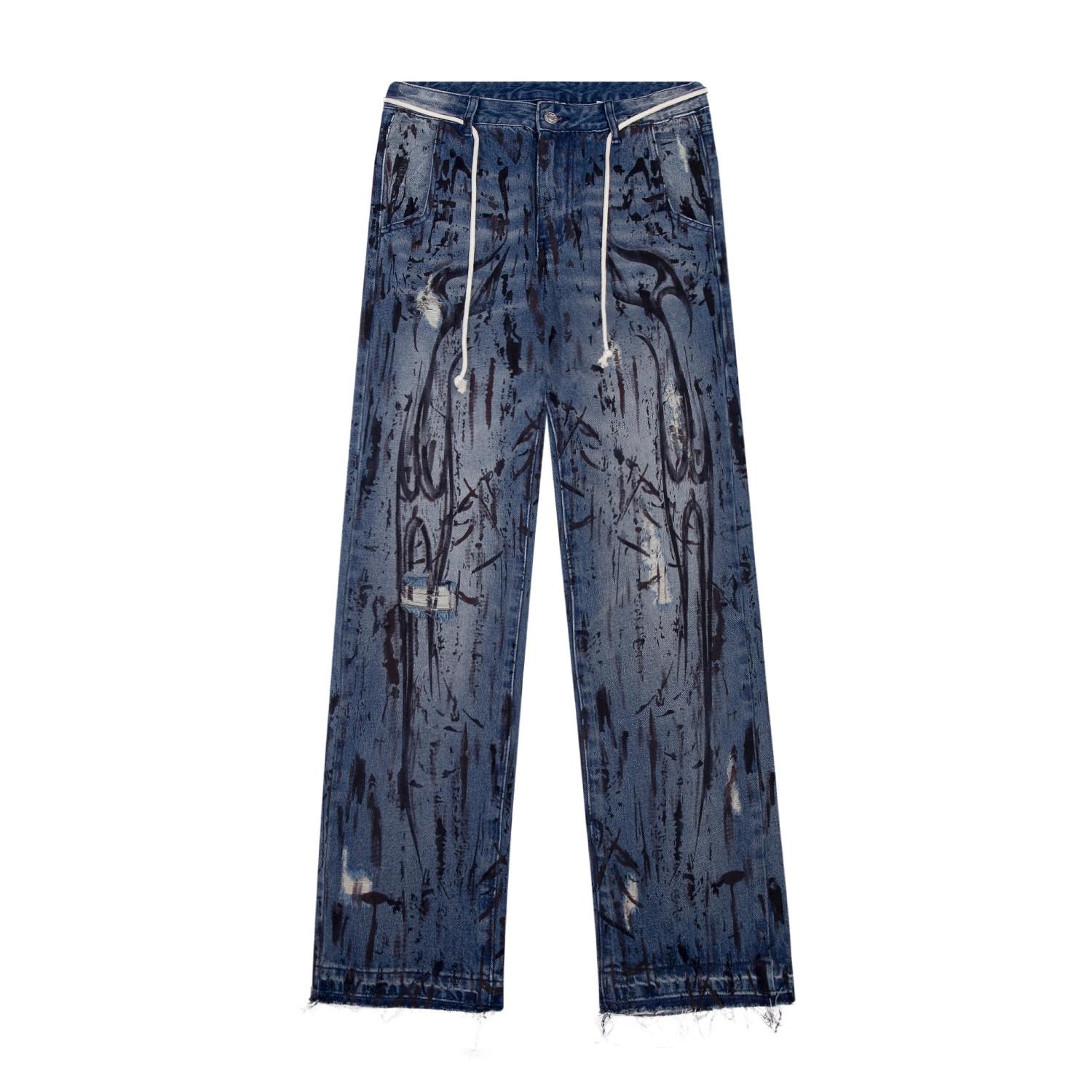 Hellstar Denim Jeans 'Blue' - DopestKickz