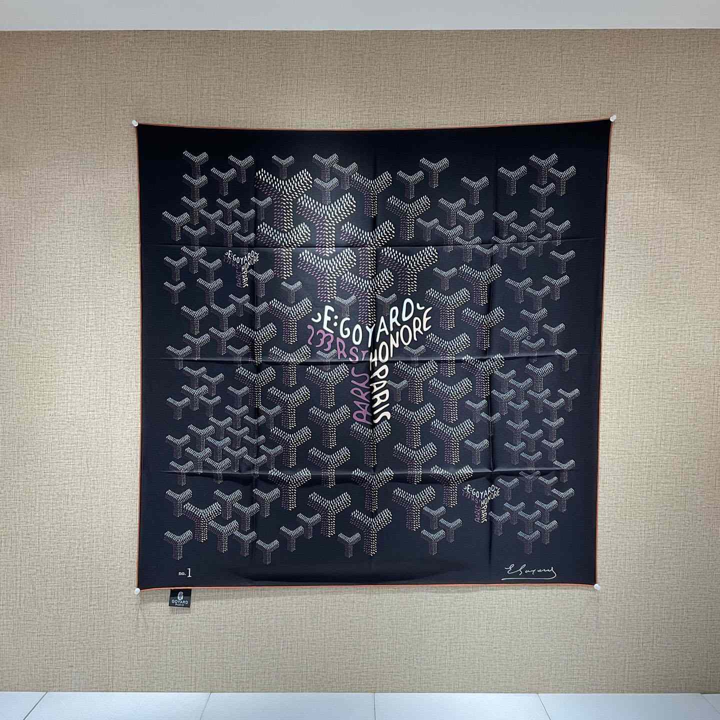 Goyard Silk Goyardine Scarf   90*90cm - DopestKickz