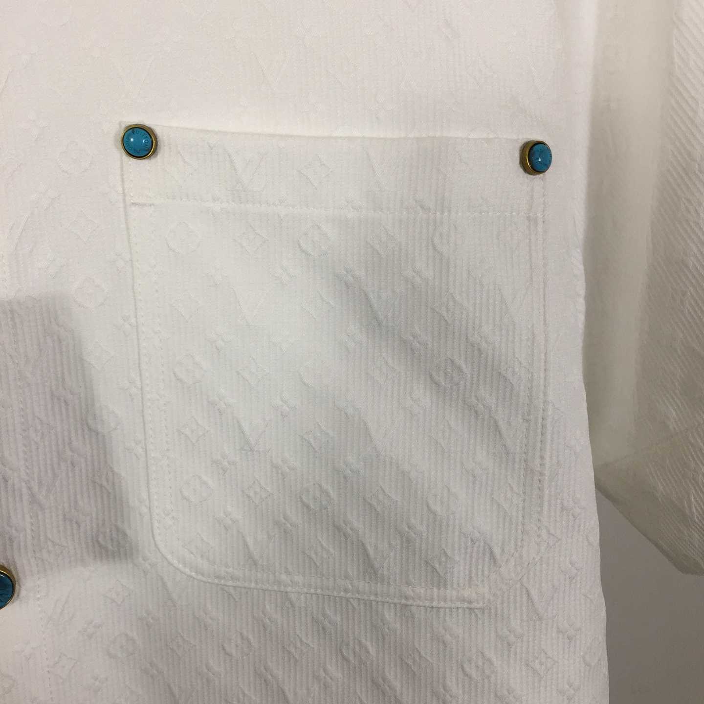 Louis Vuitton Monogram Short-Sleeved Cotton Shirt   - DopestKickz