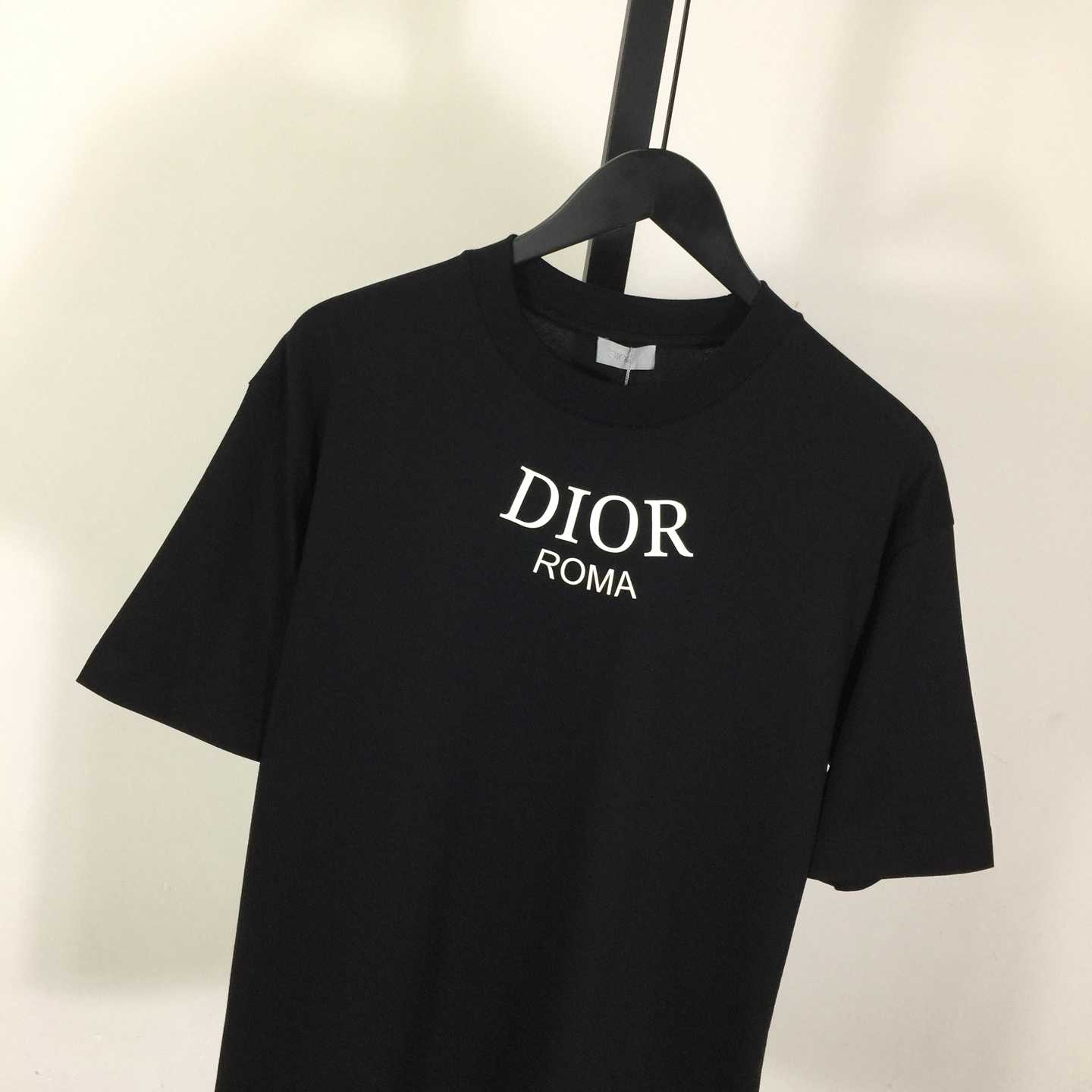 Dior Logo Cotton T-Shirt  - DopestKickz