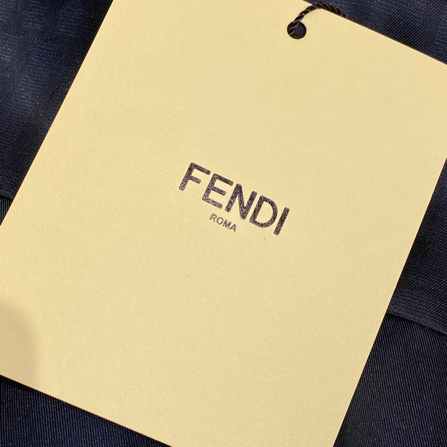 Fendi Allover Logo Printed Buttoned Shirt - DopestKickz