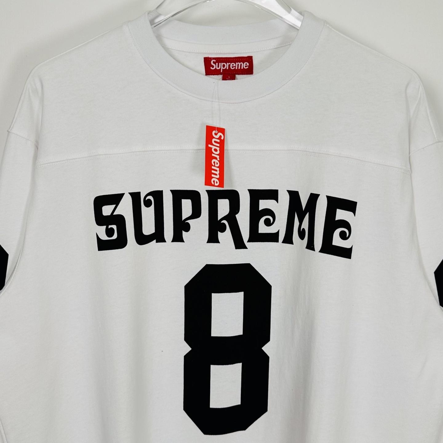 Supreme Affiliated L/S Football Top White - DopestKickz