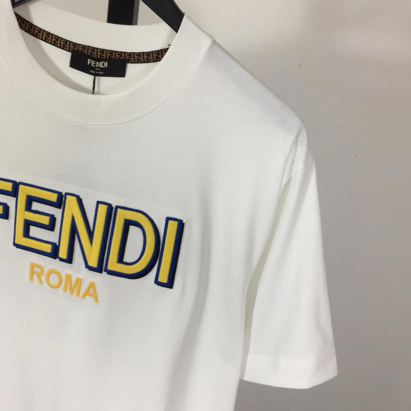 Fendi Cotton T-shirt - DopestKickz