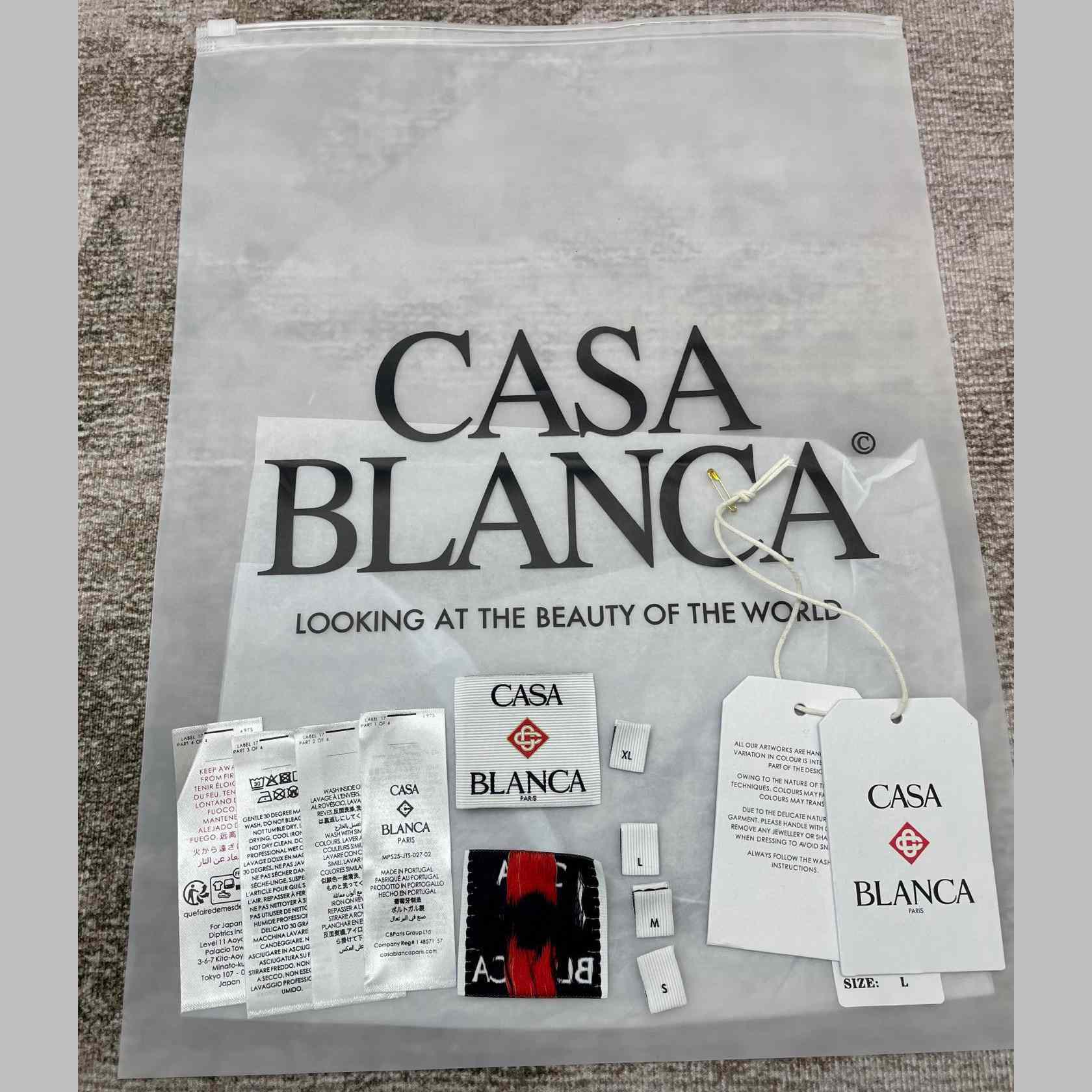 Casablanca La Colonne T-Shirt   C955 - DopestKickz