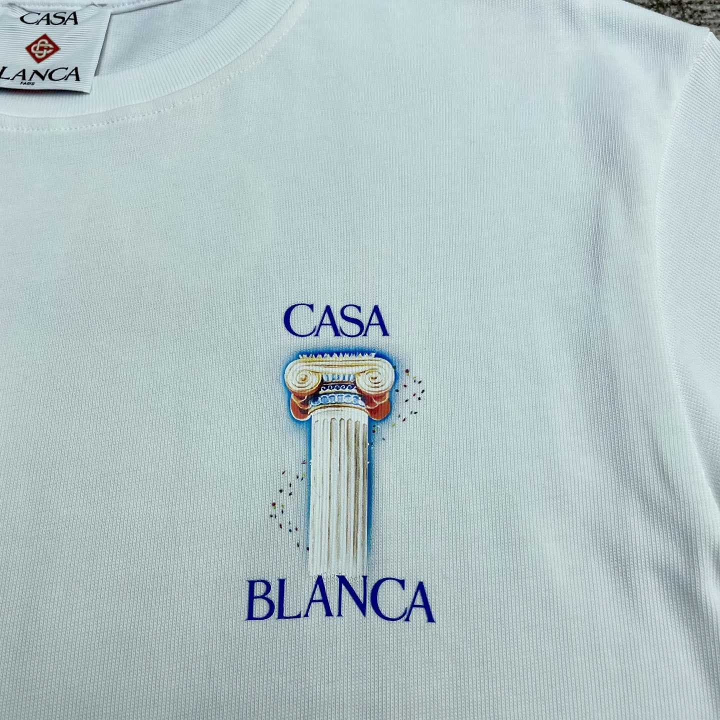 Casablanca La Colonne T-Shirt   C955 - DopestKickz
