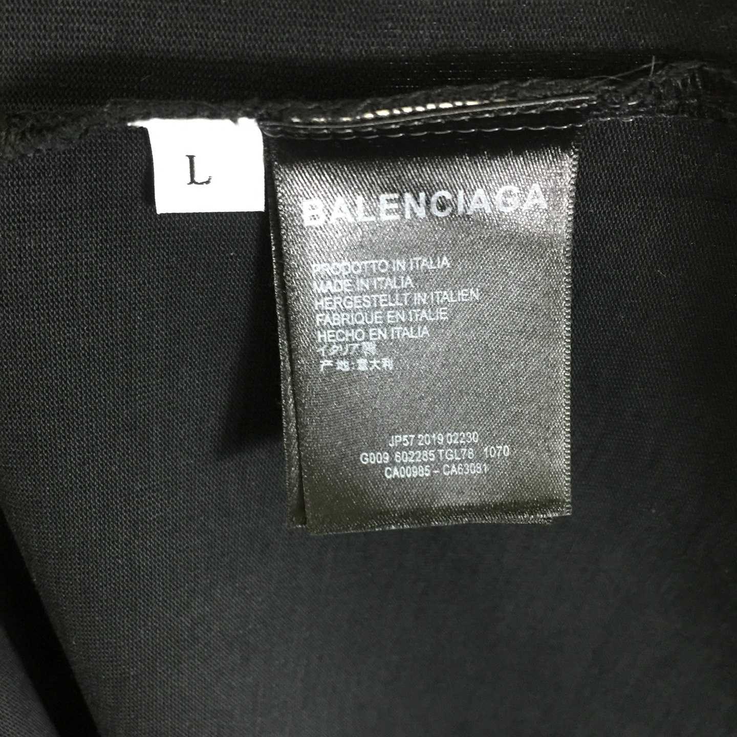 Balenciaga Cotton T-Shirt Medium Fit - DopestKickz