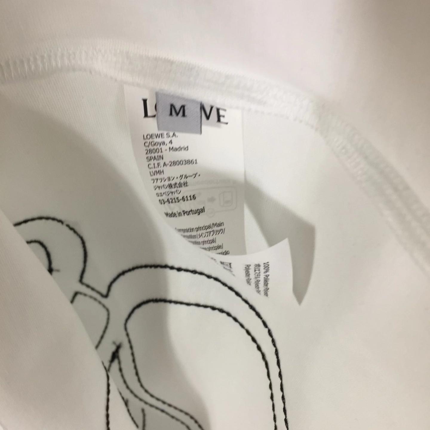 Loewe Loose Fit T-shirt In Cotton - DopestKickz
