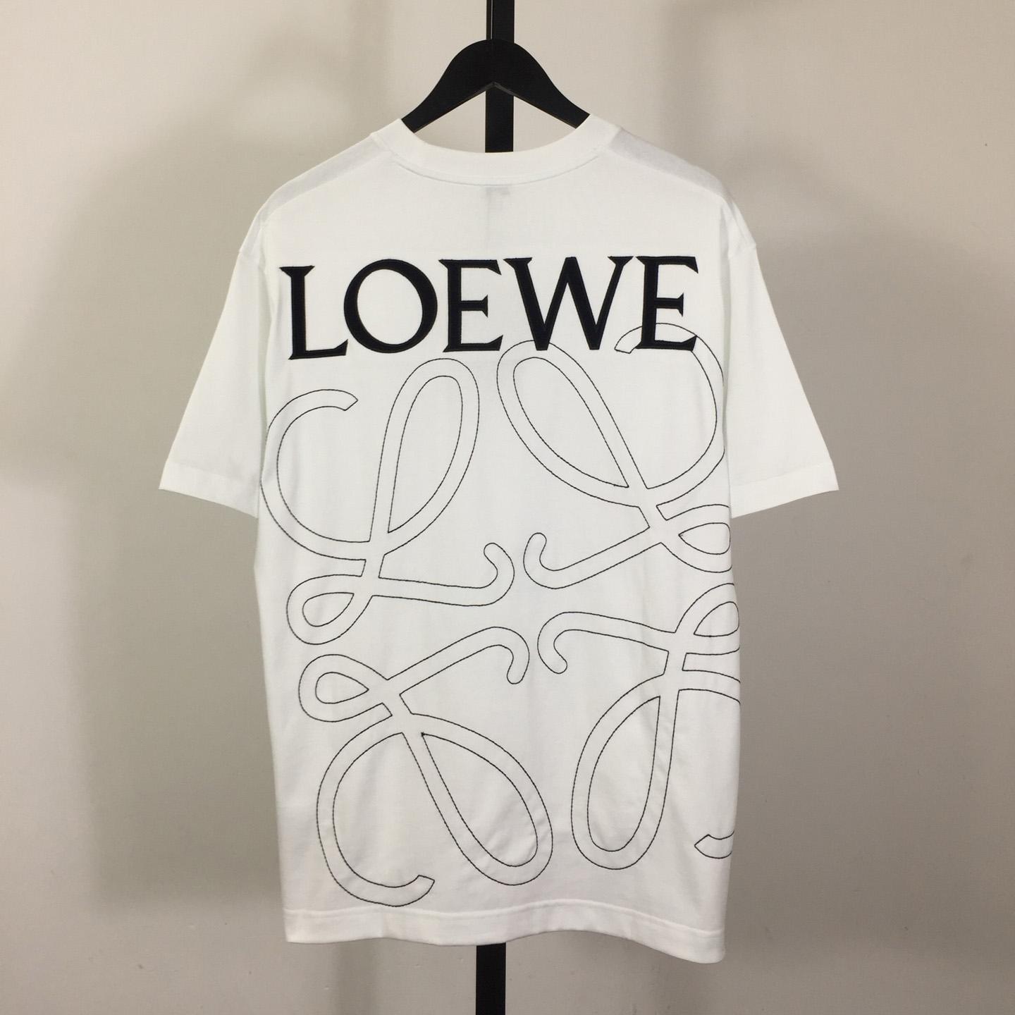 Loewe Loose Fit T-shirt In Cotton - DopestKickz