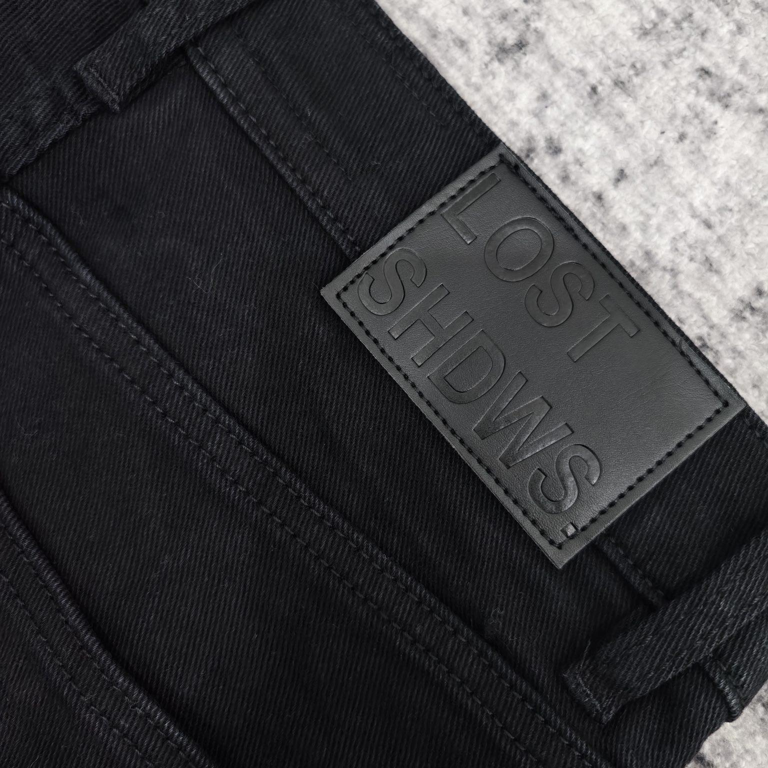 Lost Shadows  Red Waxed Denim   709 - DopestKickz