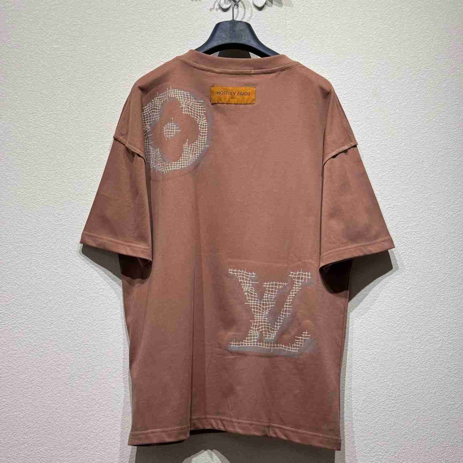 Louis Vuitton Short-Sleeved Cotton Crewneck    - DopestKickz