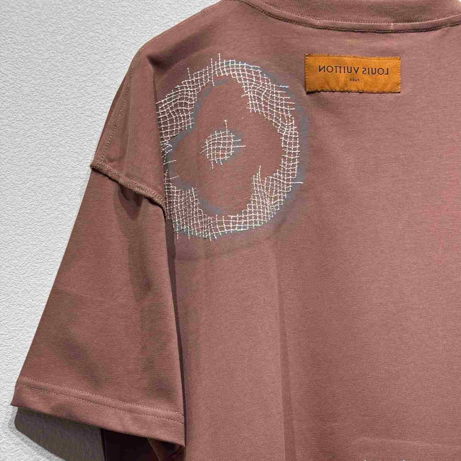 Louis Vuitton Short-Sleeved Cotton Crewneck    - DopestKickz