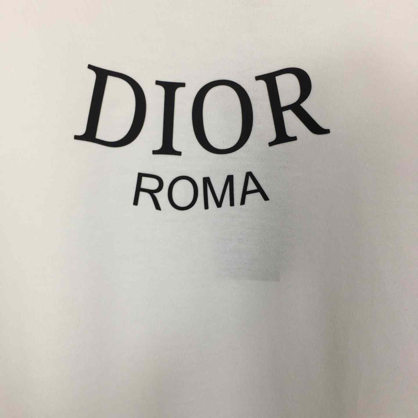Dior Logo Cotton T-Shirt  - DopestKickz