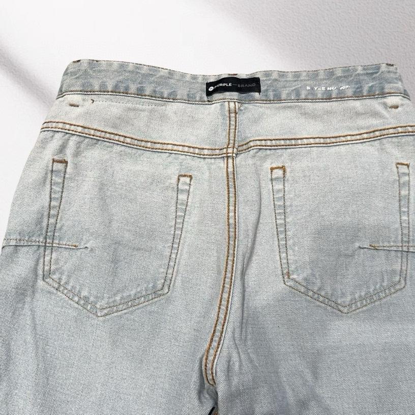 Purple-Brand Denim Shorts    6050 - DopestKickz