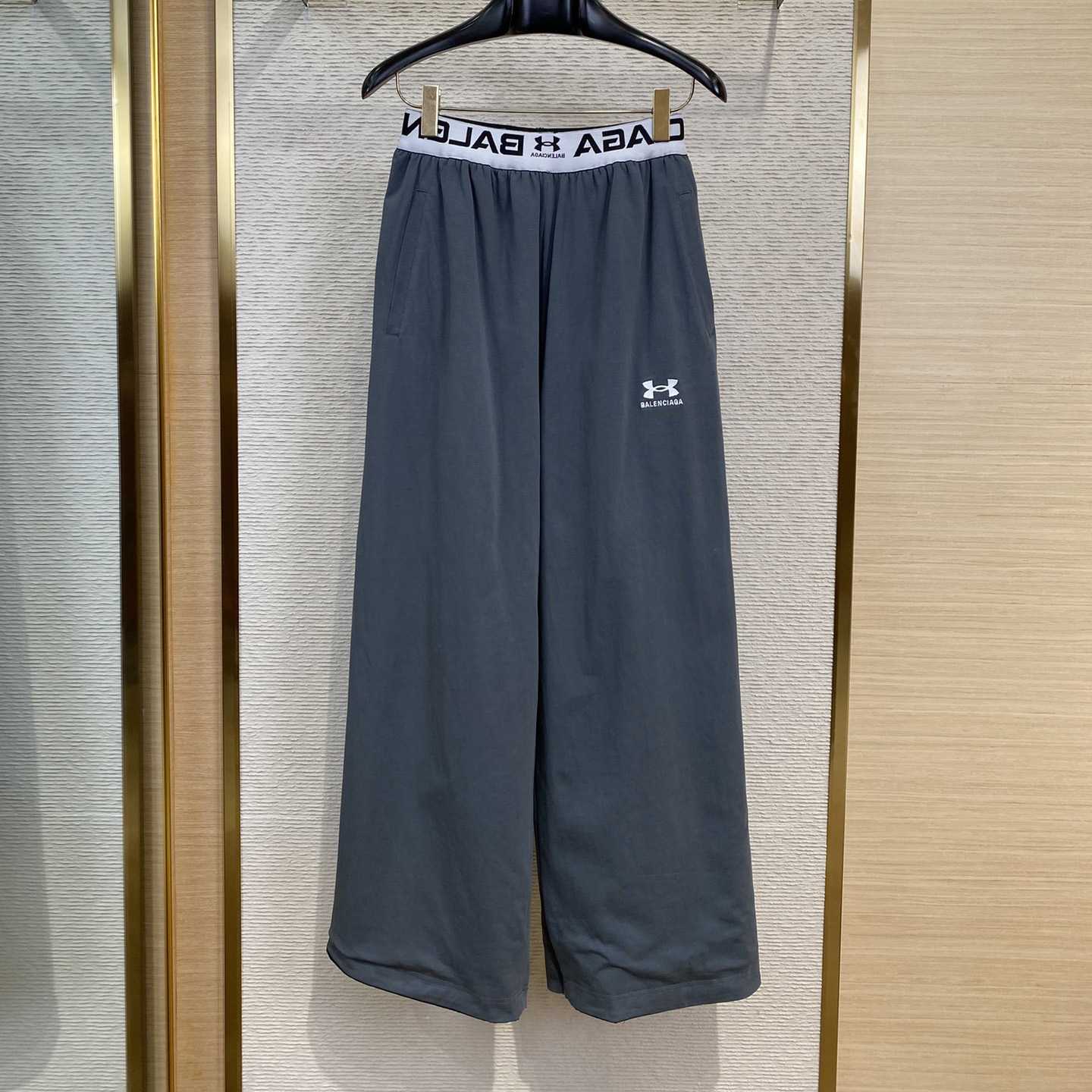 Balenciaga Men's Under Armour® Reversible Layered Tracksuit Pants In Black - DopestKickz