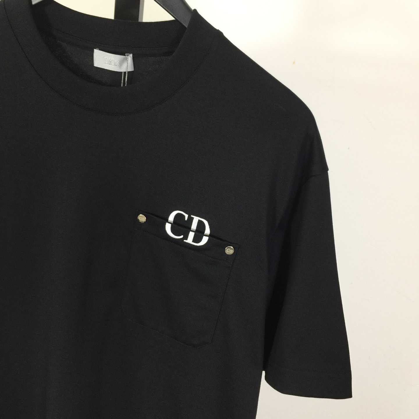 Dior Logo Cotton T-Shirt  - DopestKickz