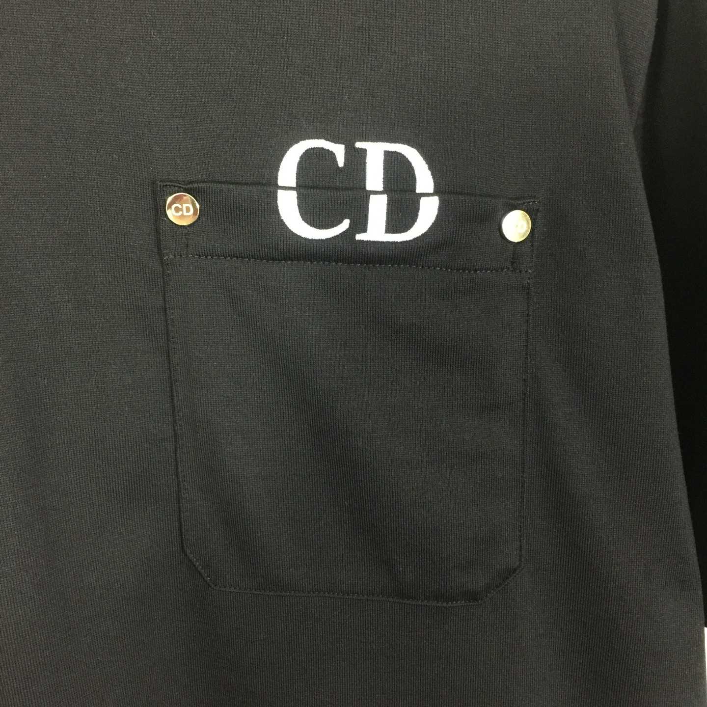 Dior Logo Cotton T-Shirt  - DopestKickz