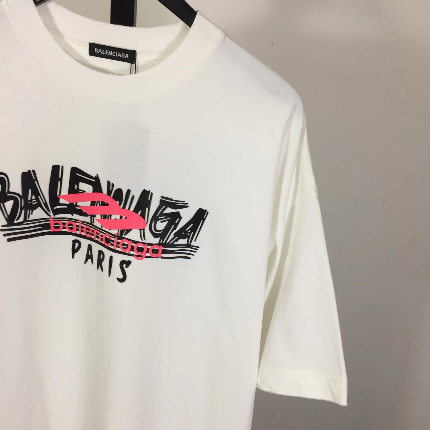 Balenciaga Cotton T-Shirt Medium Fit - DopestKickz