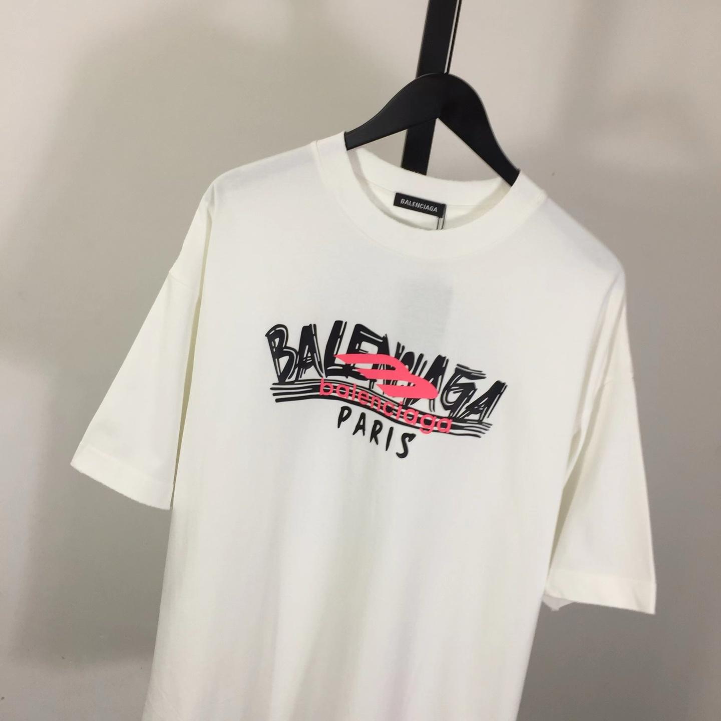 Balenciaga Cotton T-Shirt Medium Fit - DopestKickz