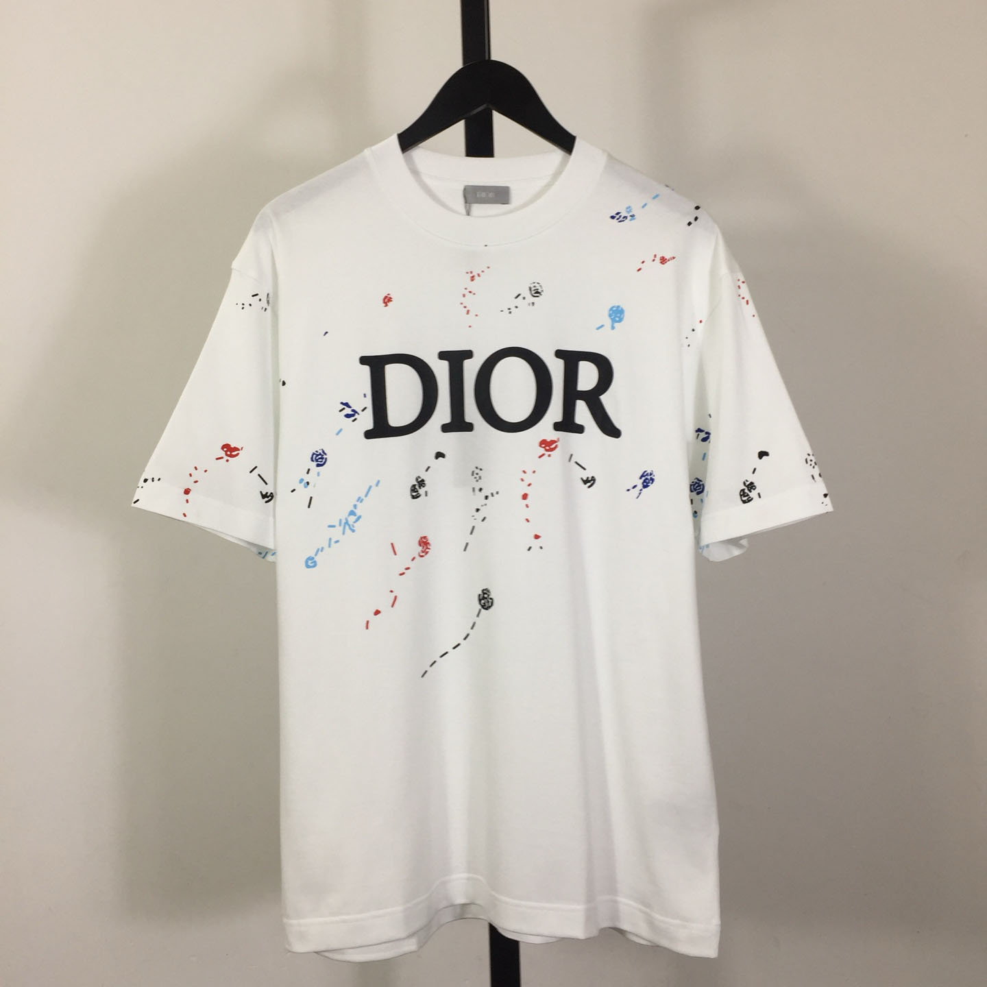 Dior Logo Cotton T-Shirt  - DopestKickz