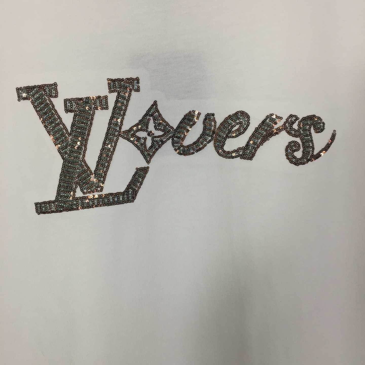 Louis Vuitton LV Vers Embellished Short-Sleeved T-Shirt   - DopestKickz