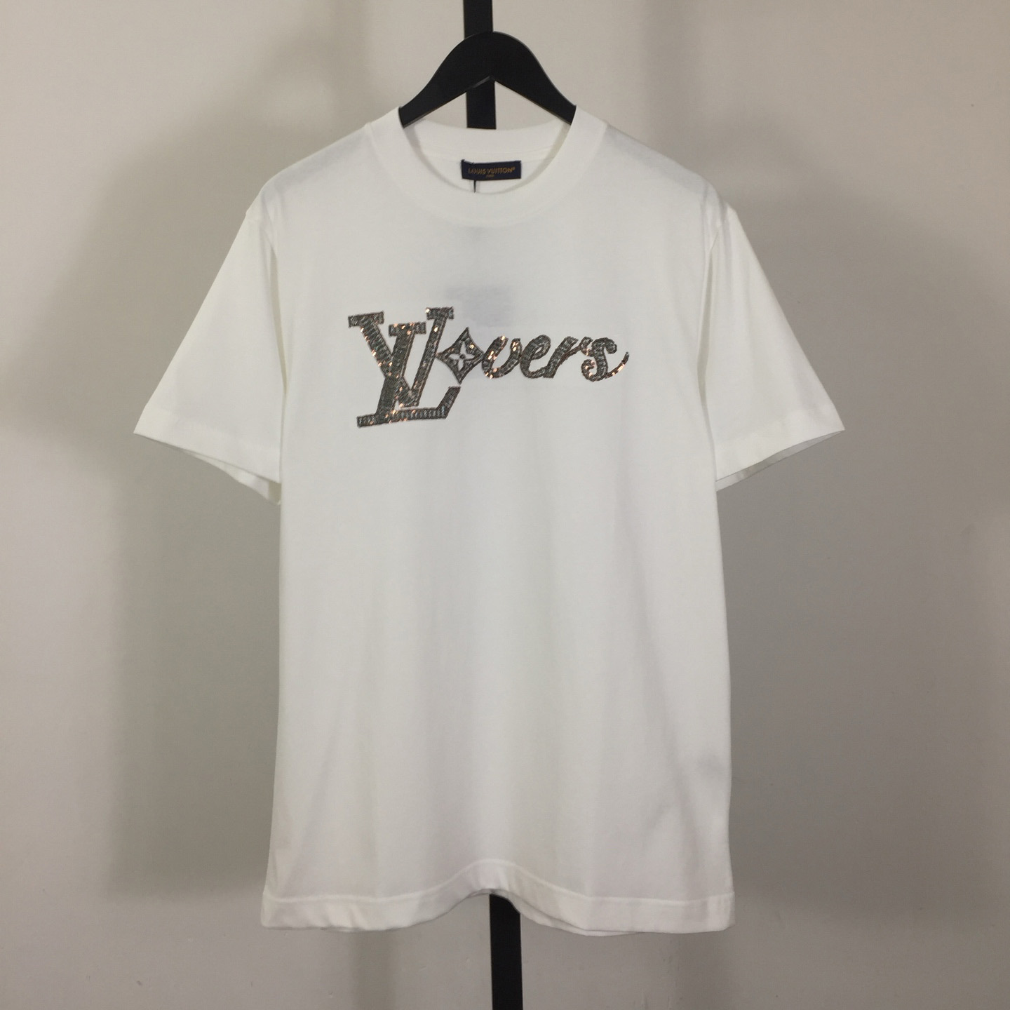 Louis Vuitton LV Vers Embellished Short-Sleeved T-Shirt   - DopestKickz