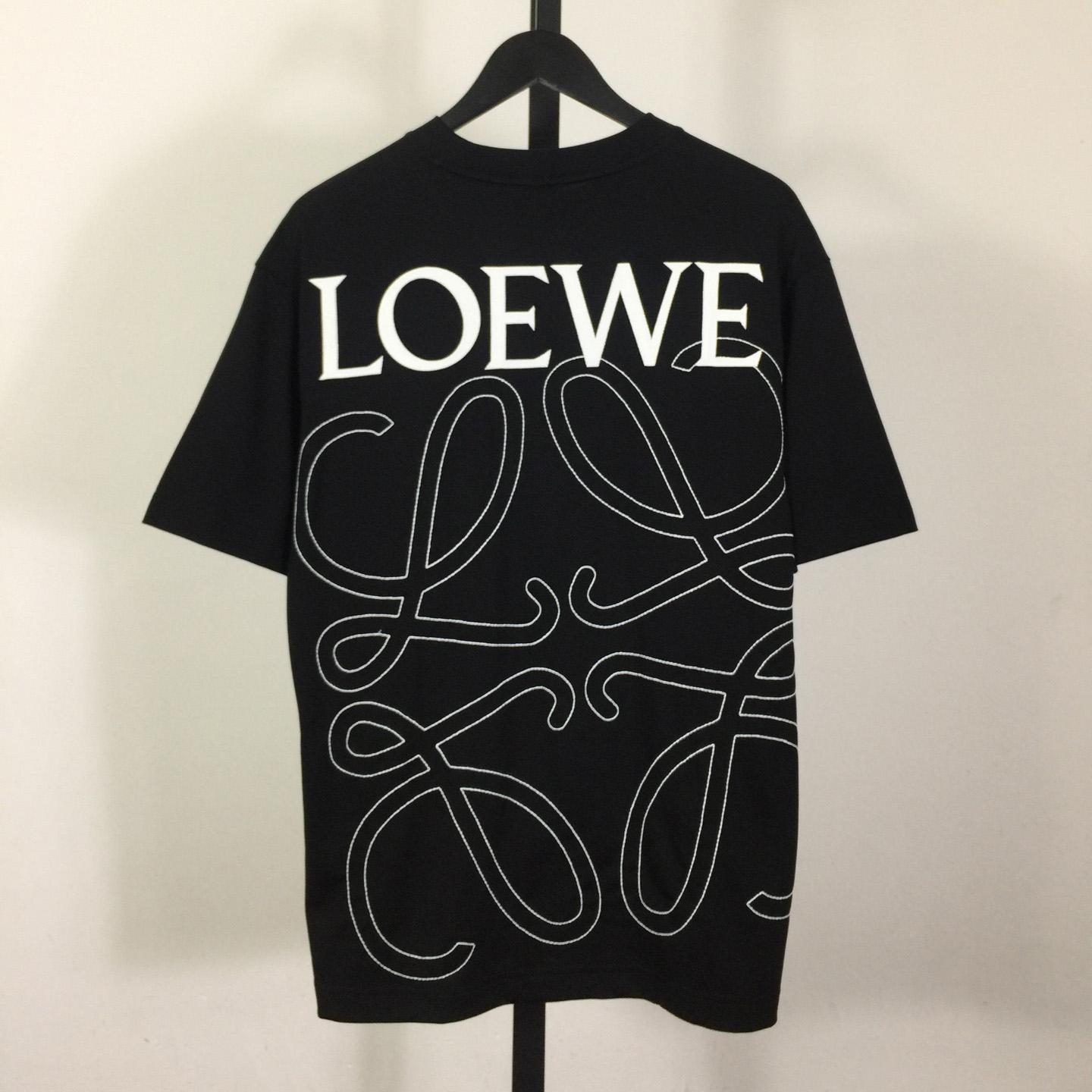 Loewe Loose Fit T-shirt In Cotton - DopestKickz
