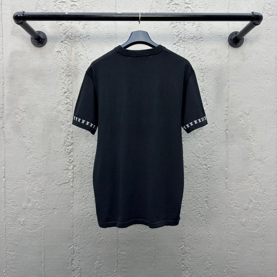 Louis Vuitton Short-Sleeved Cotton Crewneck  1AGKMG - DopestKickz