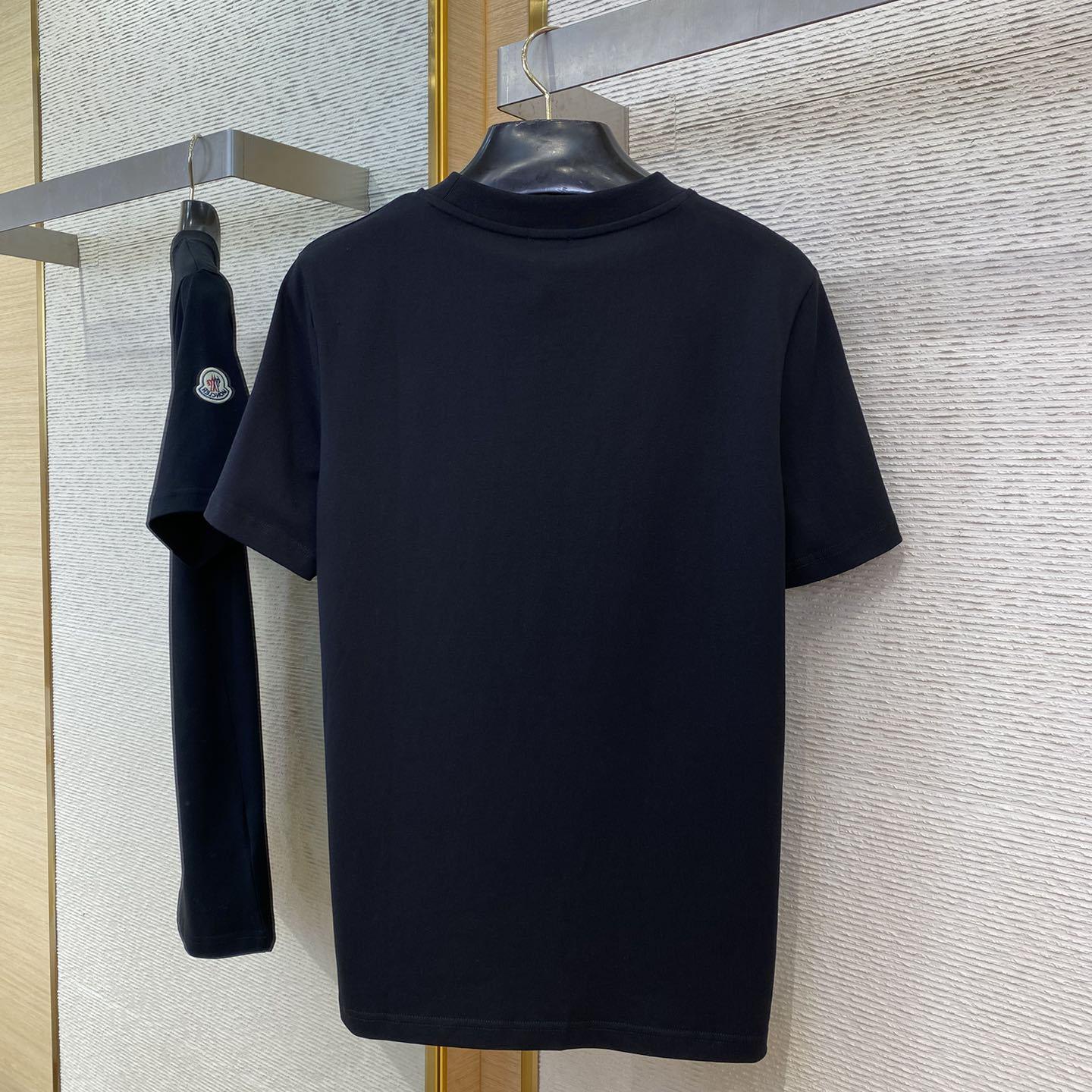 Moncler Monogram Cotton T-shirt With Pocket - DopestKickz
