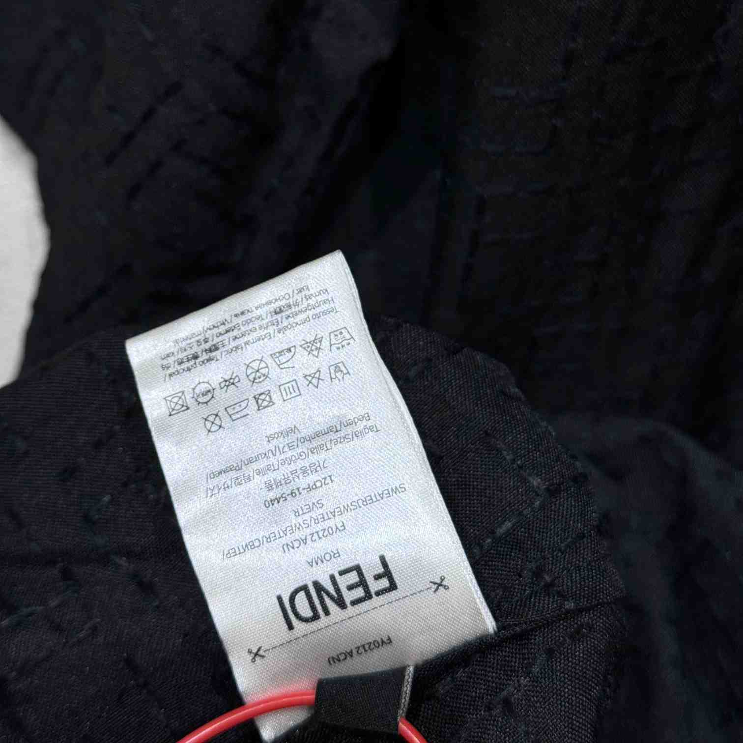 Fendi Black Linen FF Jacquard Shirt - DopestKickz