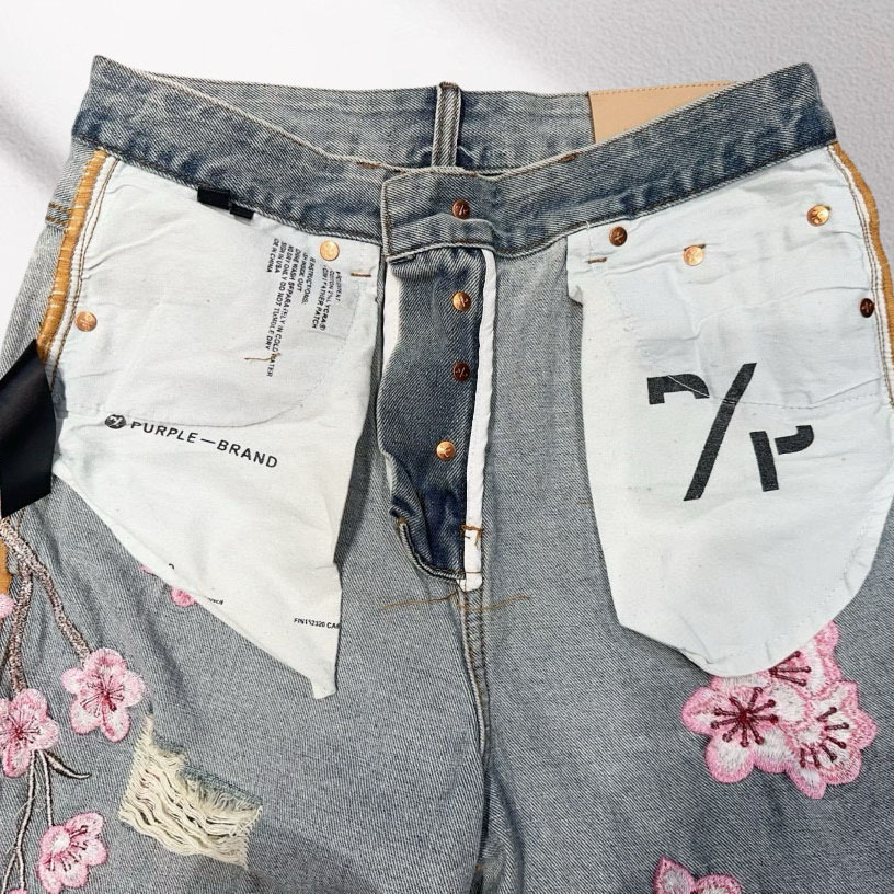 Purple-Brand Denim Shorts    1365 - DopestKickz