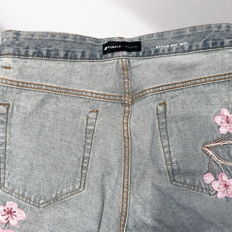 Purple-Brand Denim Shorts    1365 - DopestKickz