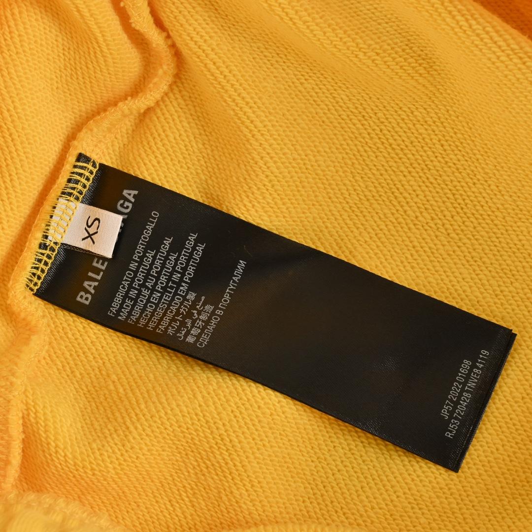 Balenciaga Sweat Shorts 'Faded Yellow' - DopestKickz