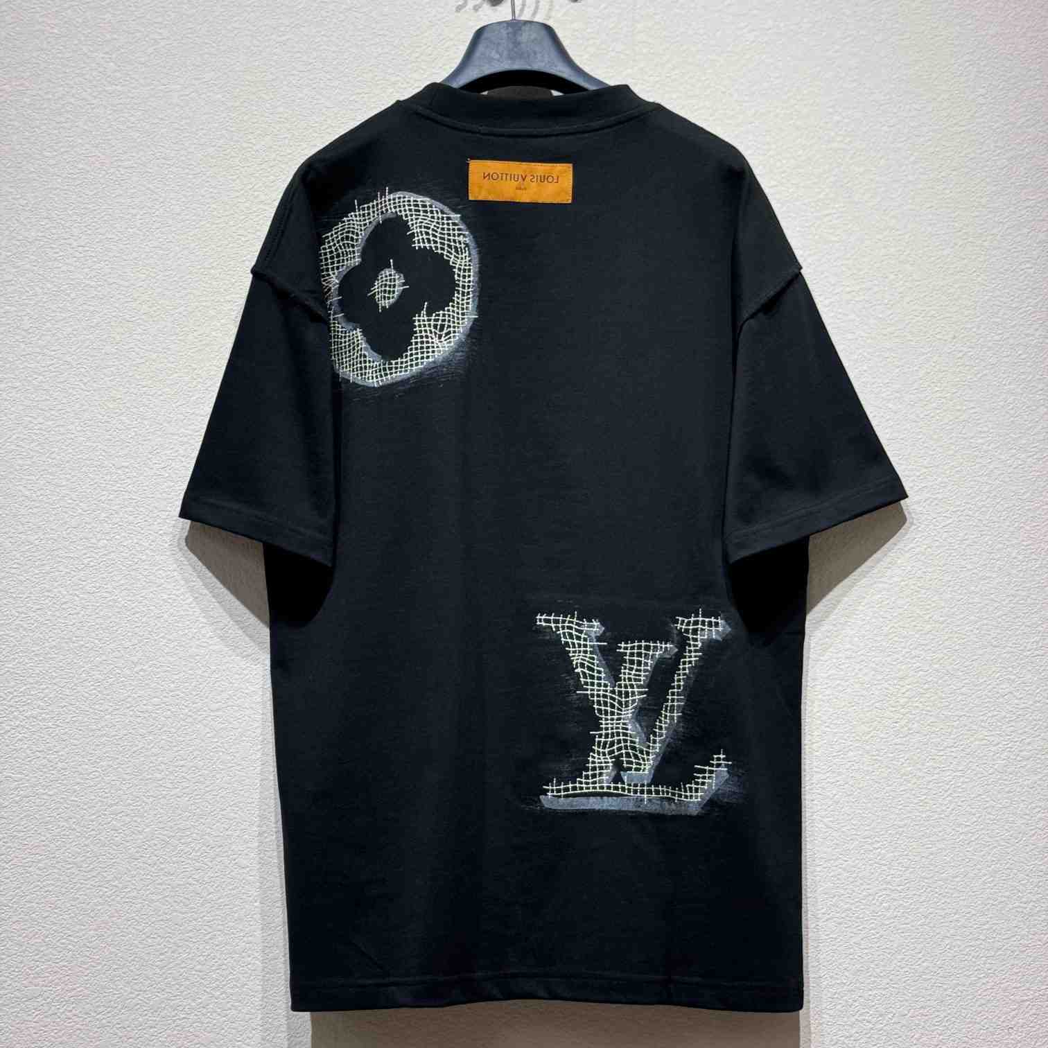 Louis Vuitton Short-Sleeved Cotton Crewneck    - DopestKickz