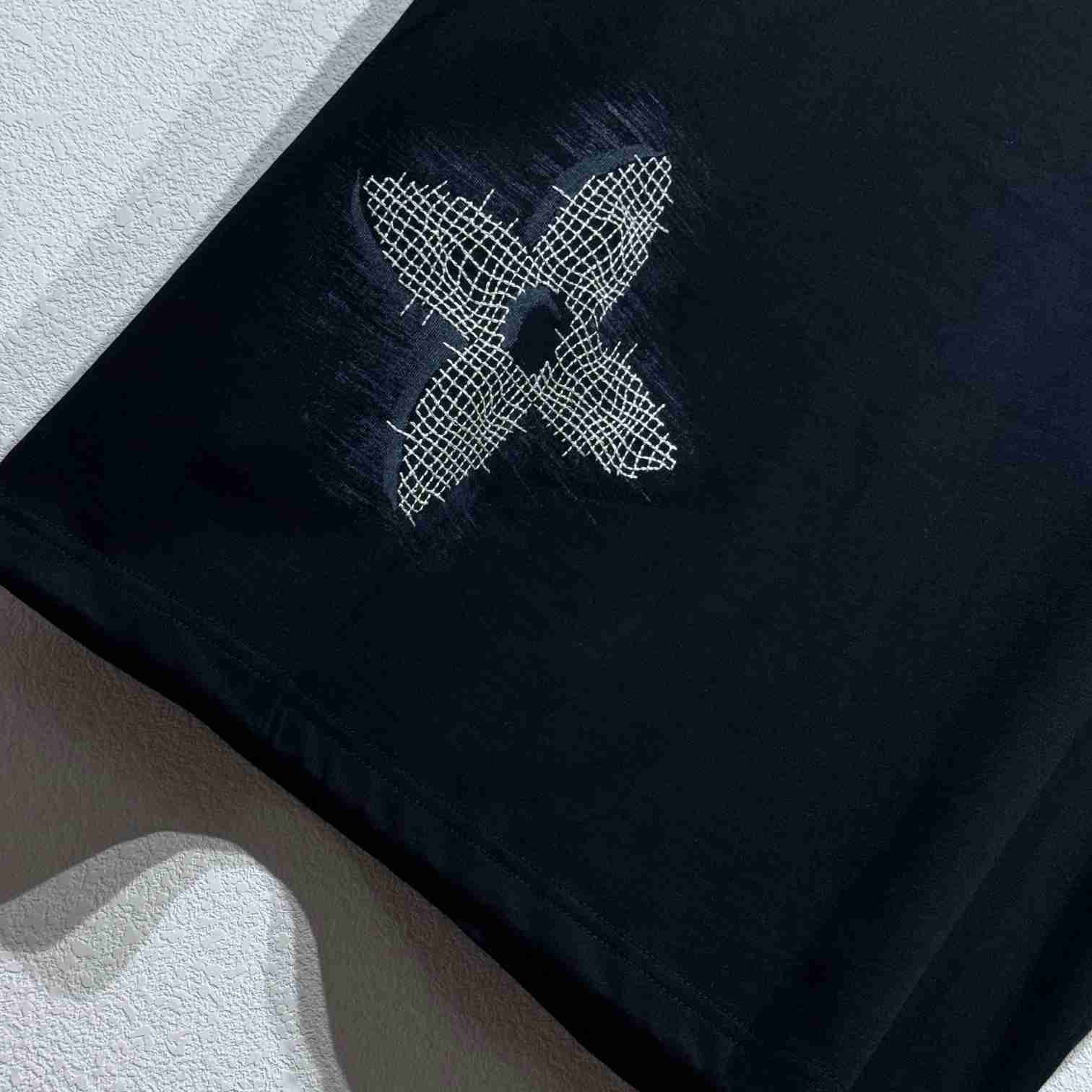 Louis Vuitton Short-Sleeved Cotton Crewneck    - DopestKickz